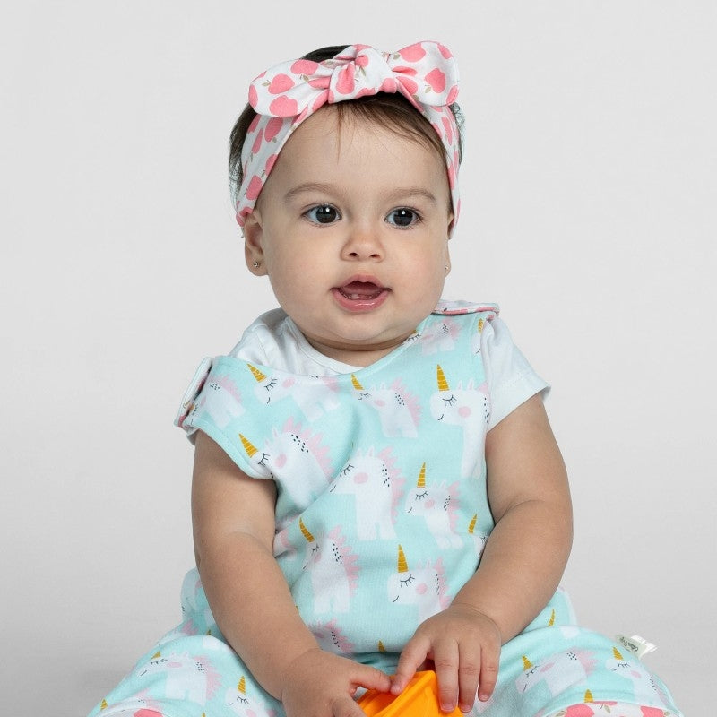 Cotton Pigs Organic Headband - Rosy Apples