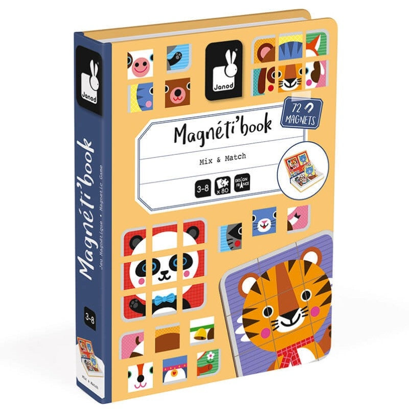 Janod Magnetibook Mix & Match Animals