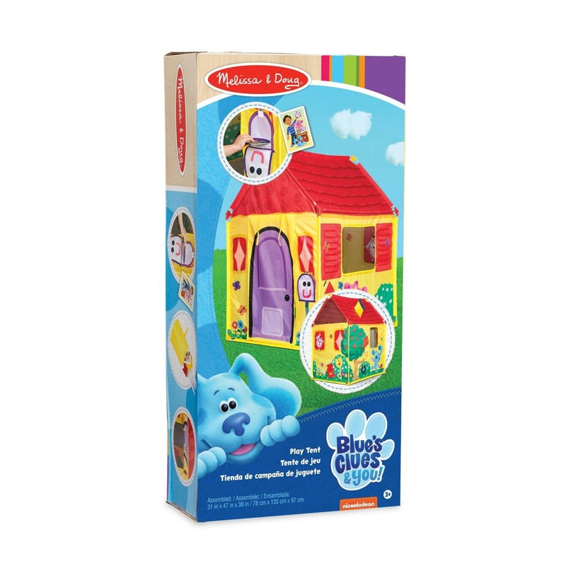 Melissa & Doug 藍色線索與你!藍色小屋遊戲帳篷