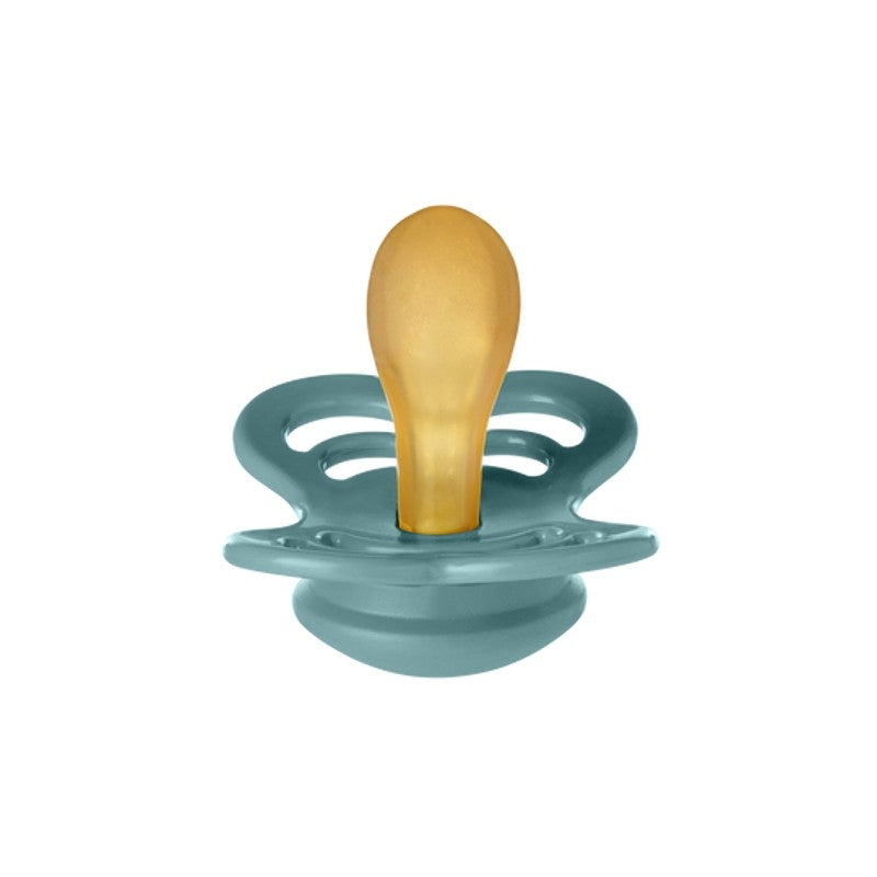 BIBS Supreme Symmetrical Latex Pacifier - Island Sea/Sage (2-Pack)
