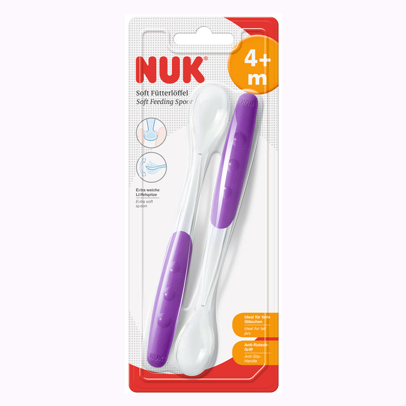 NUK Easy Learning Soft Feeding Spoon 2-Pack
