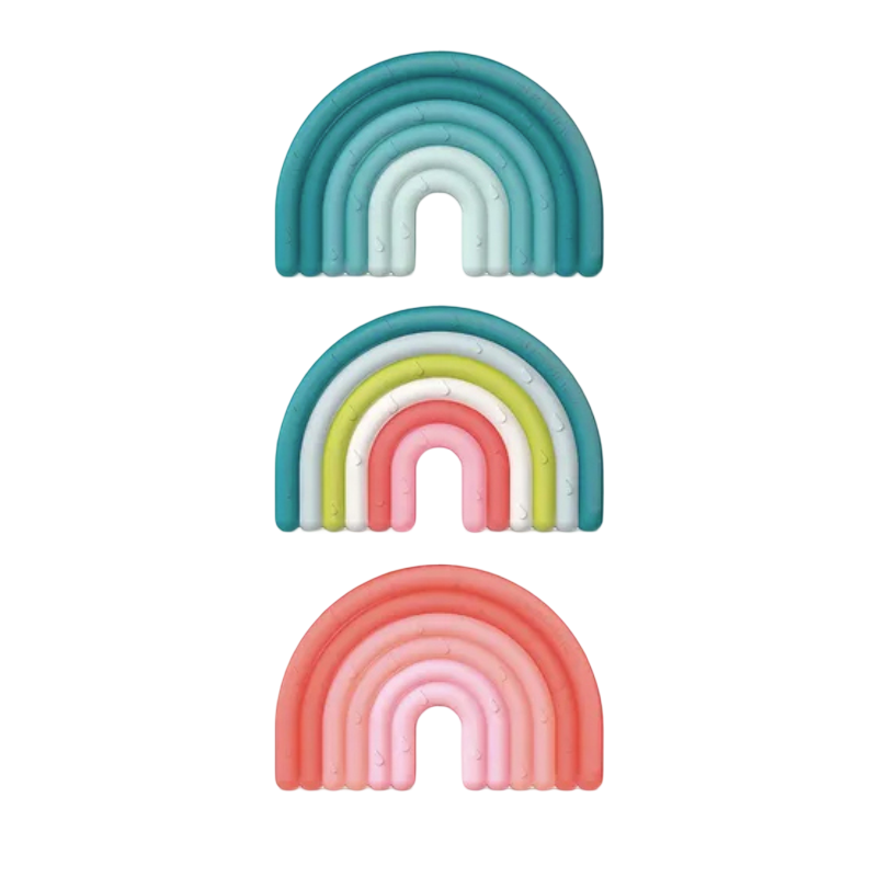 Suavinex Rainbow Silicone Teething Ring