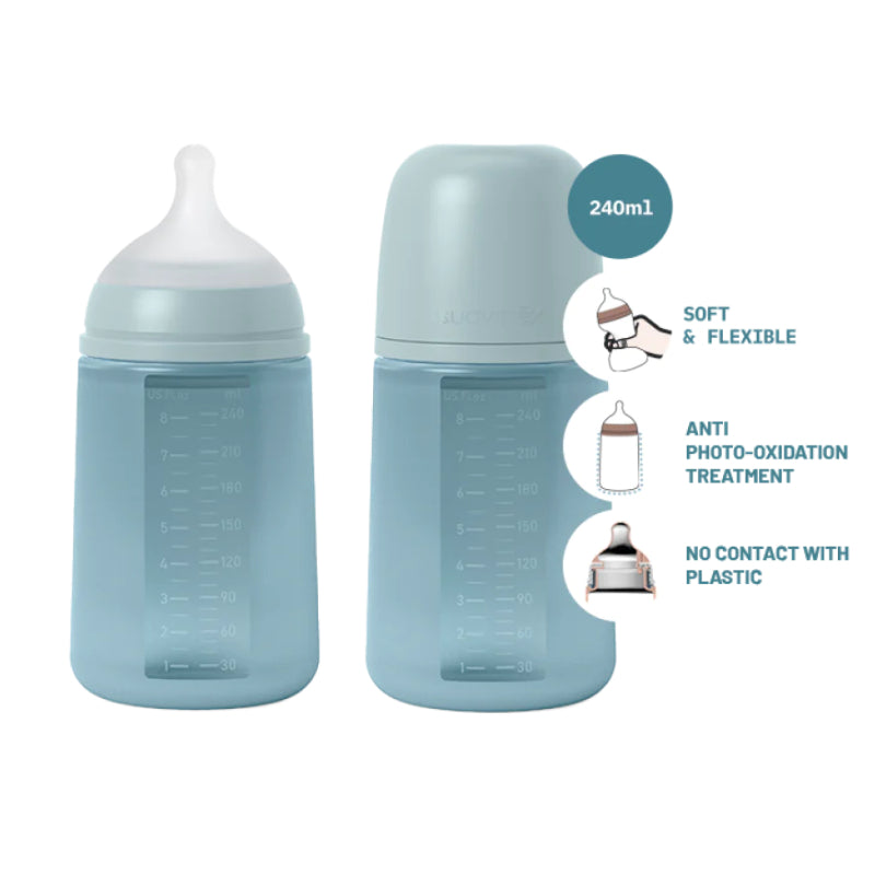 Suavinex Colour Essence Silicone Bottle 240ml