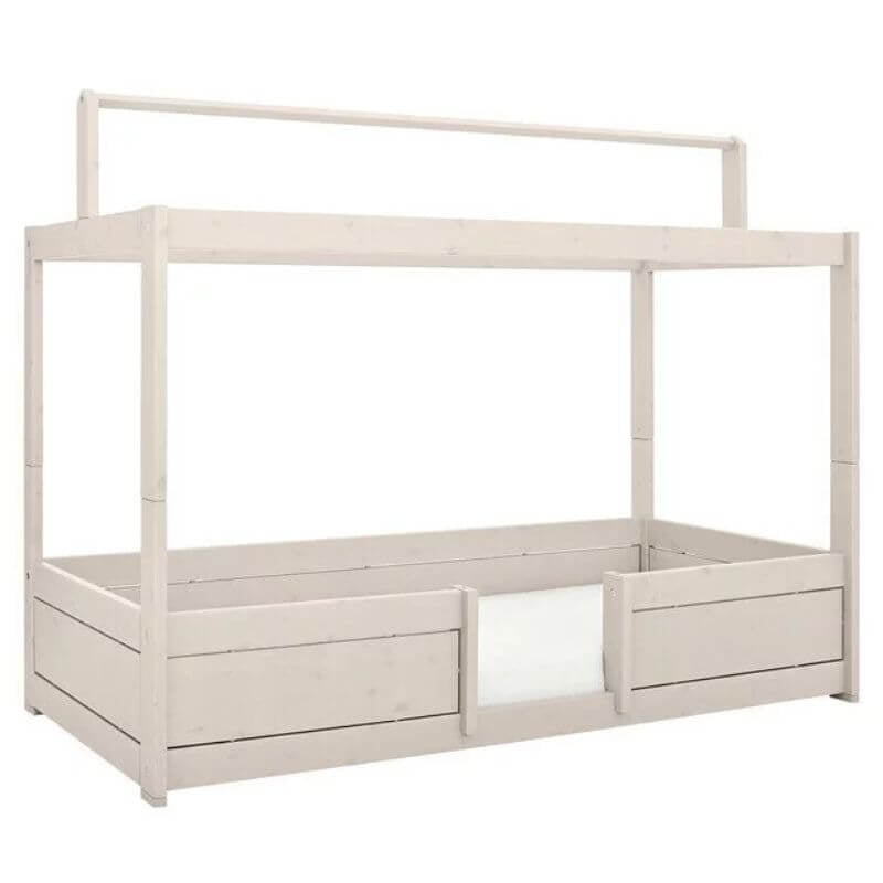 LIFETIME Kidsrooms 4-in-1 House Bed with a Roof For Fabric 90x200cm