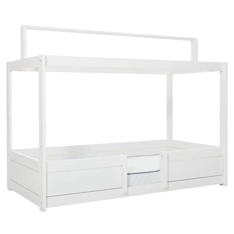 LIFETIME Kidsrooms 4-in-1 House Bed with a Roof For Fabric 90x200cm