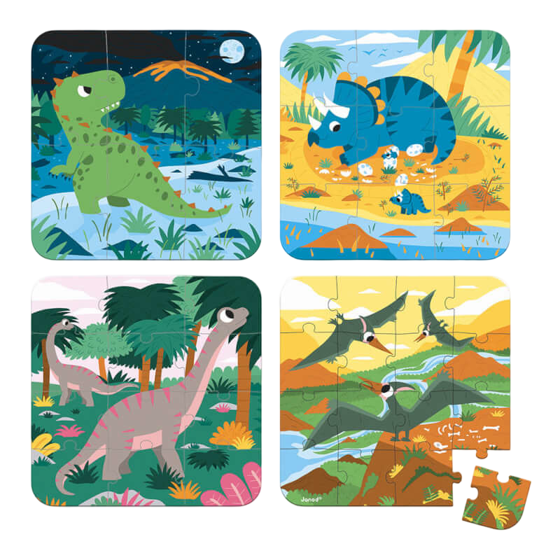Janod 4 漸進式難度謎題 - 恐龍