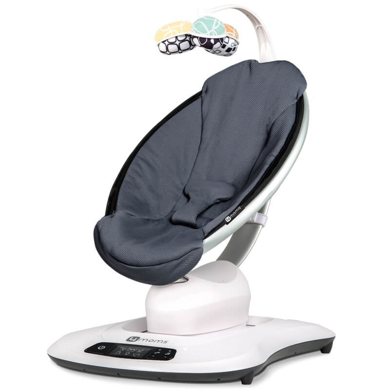 4moms mamaRoo4 Infant Seat - Dark Grey Cool Mesh