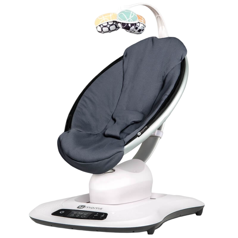 4moms mamaRoo4 Infant Seat - Dark Grey Cool Mesh