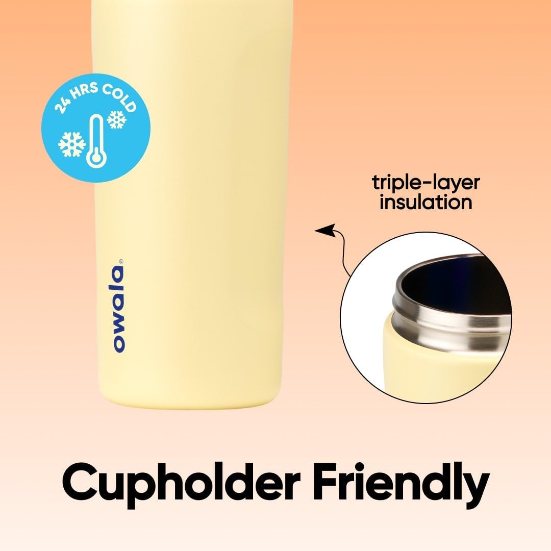 Owala Freesip Kids Stainless Steel Water Bottle 16oz - Misty Horizon
