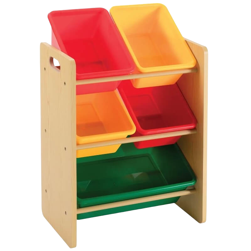Baby Star x Delsun 5 Toy Storage Organiser - Rainbow