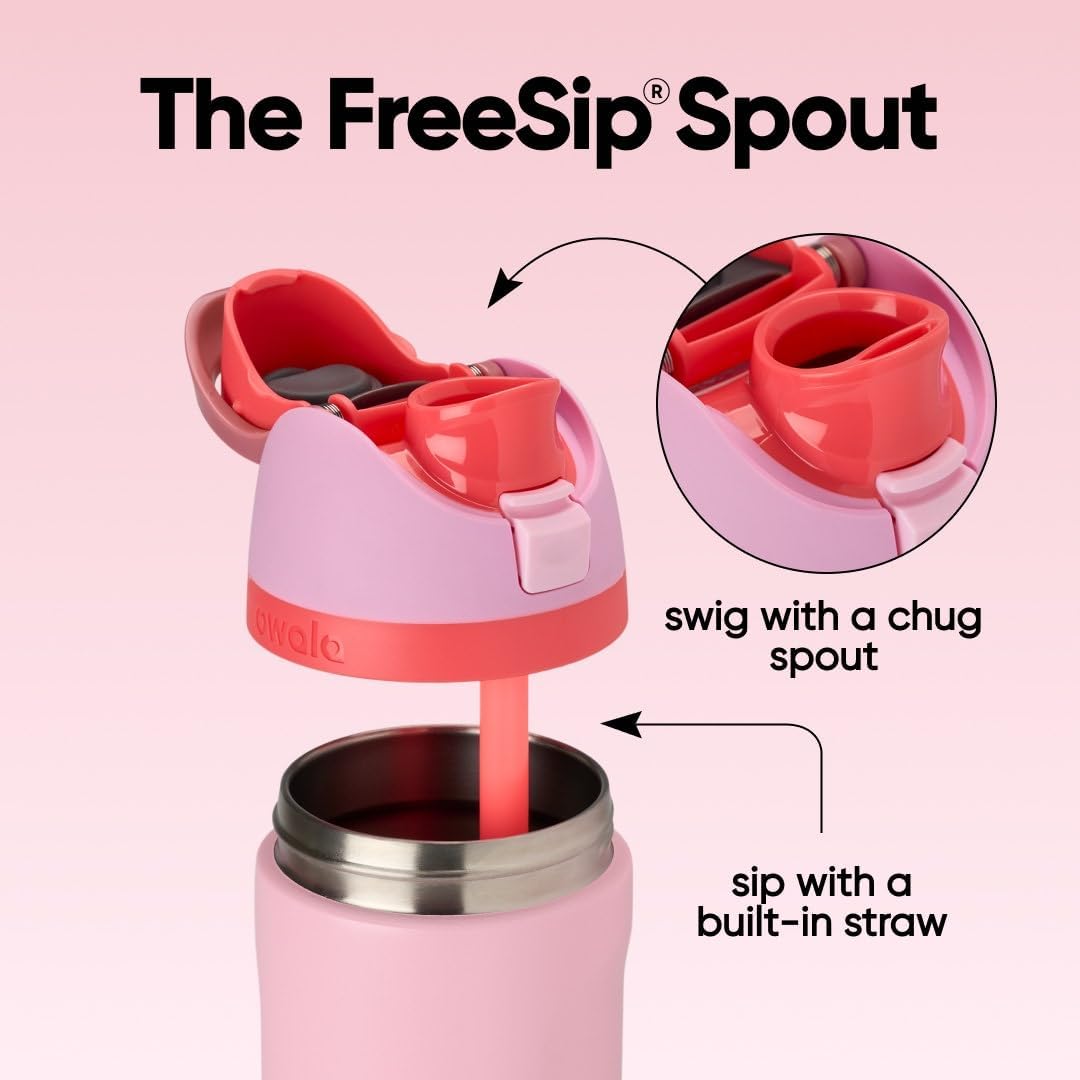Owala Owala Owala FreeSip® 不鏽鋼保溫瓶 24oz/700ml - 天使蛋糕