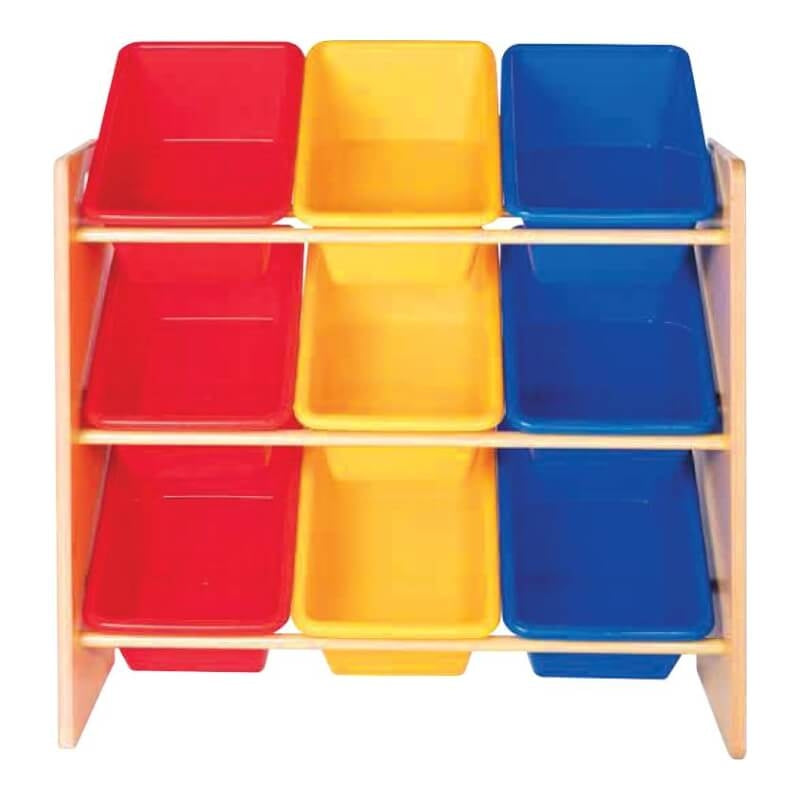 Baby Star x Delsun 9 Toy Storage Organiser - Rainbow