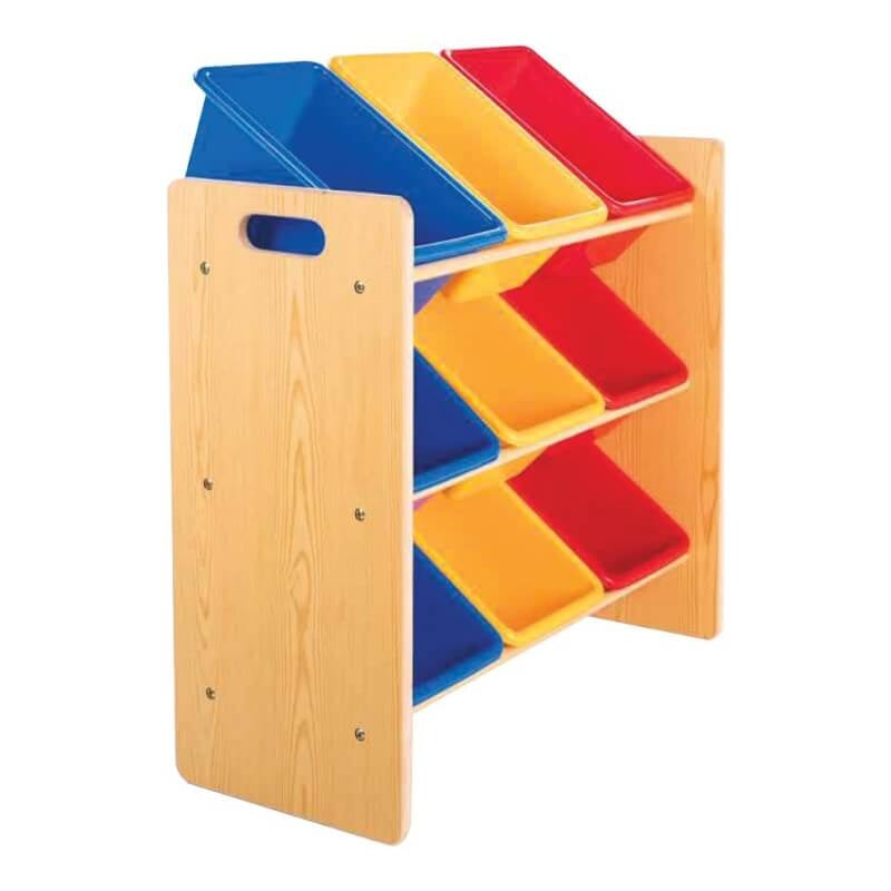 Baby Star x Delsun 9 Toy Storage Organiser - Rainbow