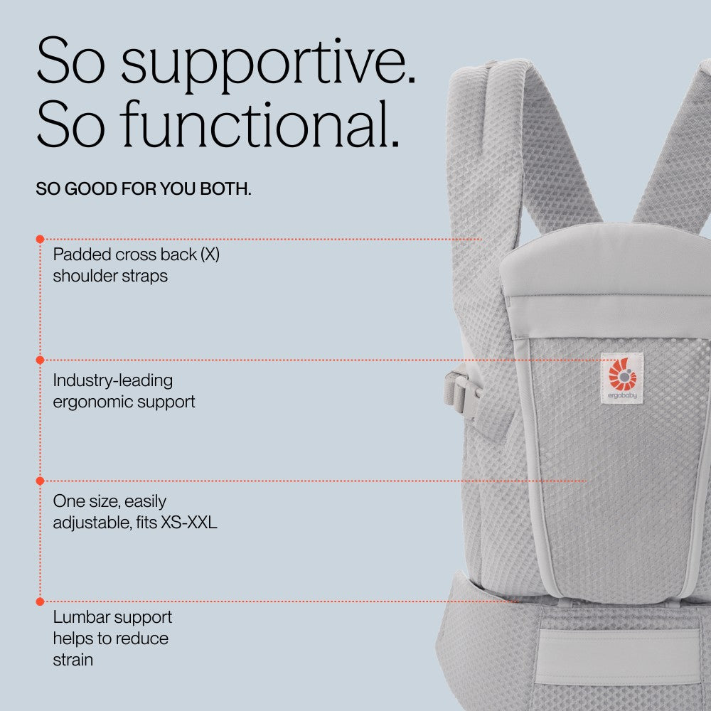 Omni Lite Baby Carrier - Pearl Grey