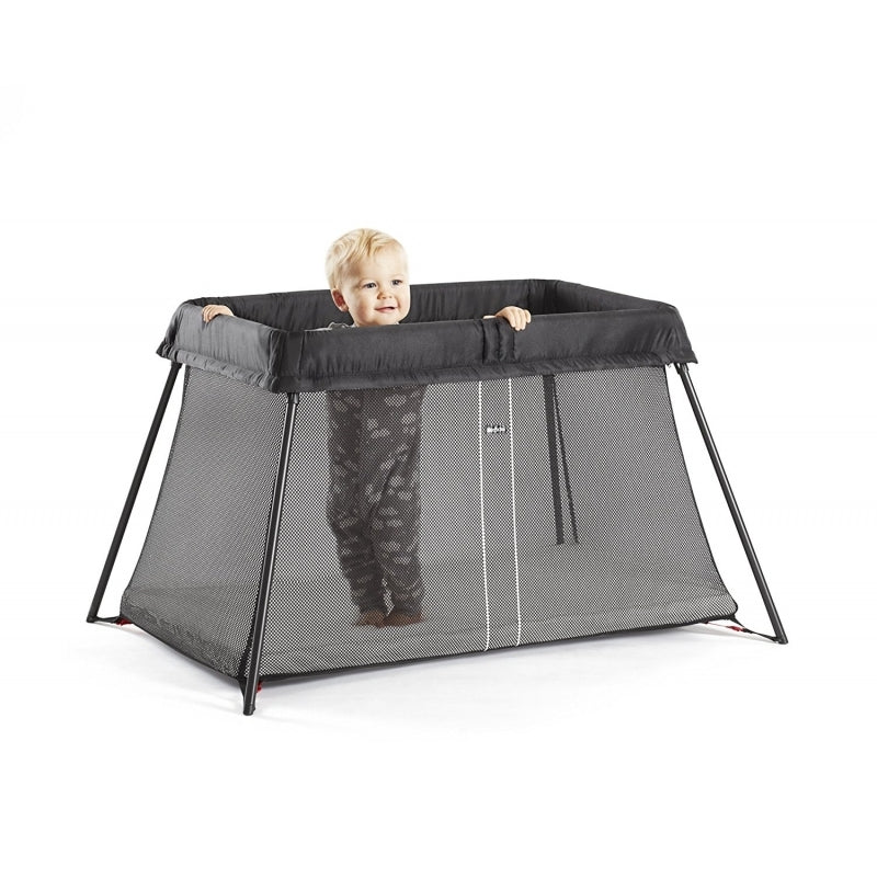 BabyBjorn Travel Crib Light - Black, Mesh