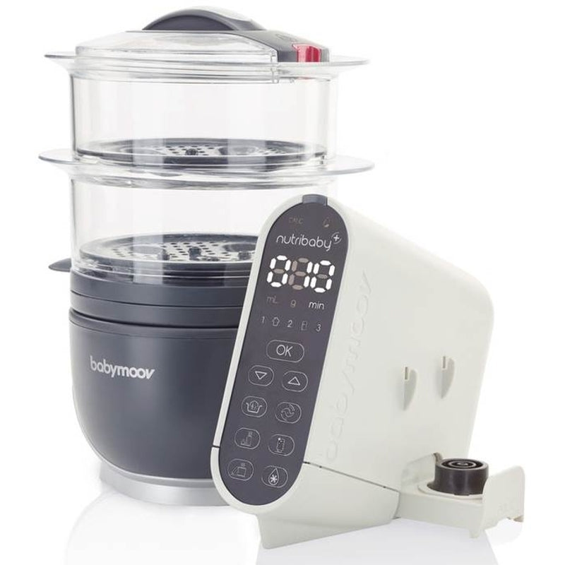 Babymoov Nutribaby+ Food Processor - Industrial Grey
