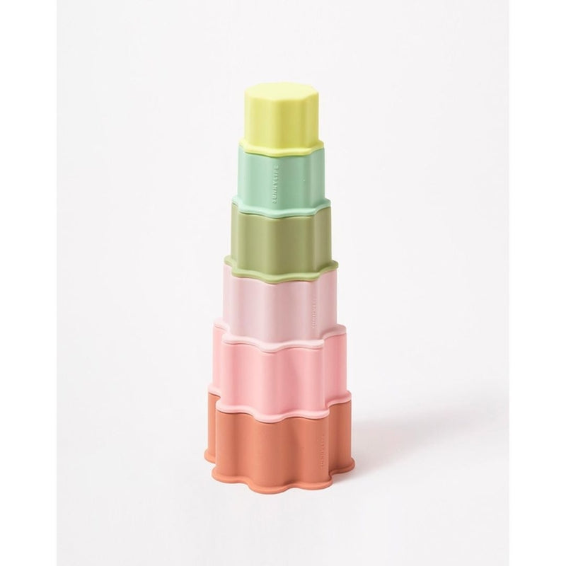 SUNNYLiFE Silicone Stacking Tower - Circus