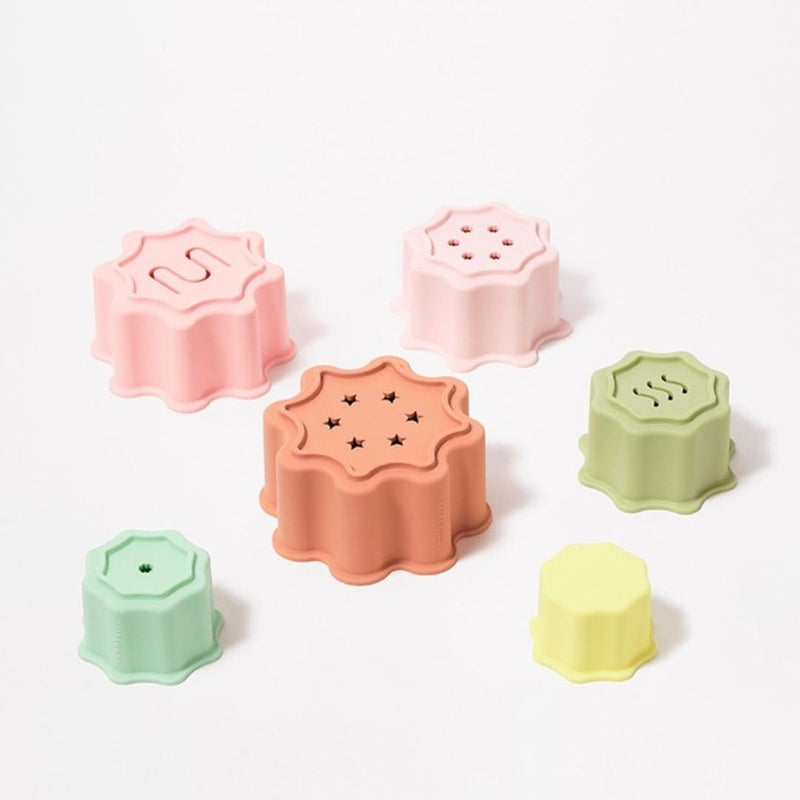 SUNNYLiFE Silicone Stacking Tower - Circus