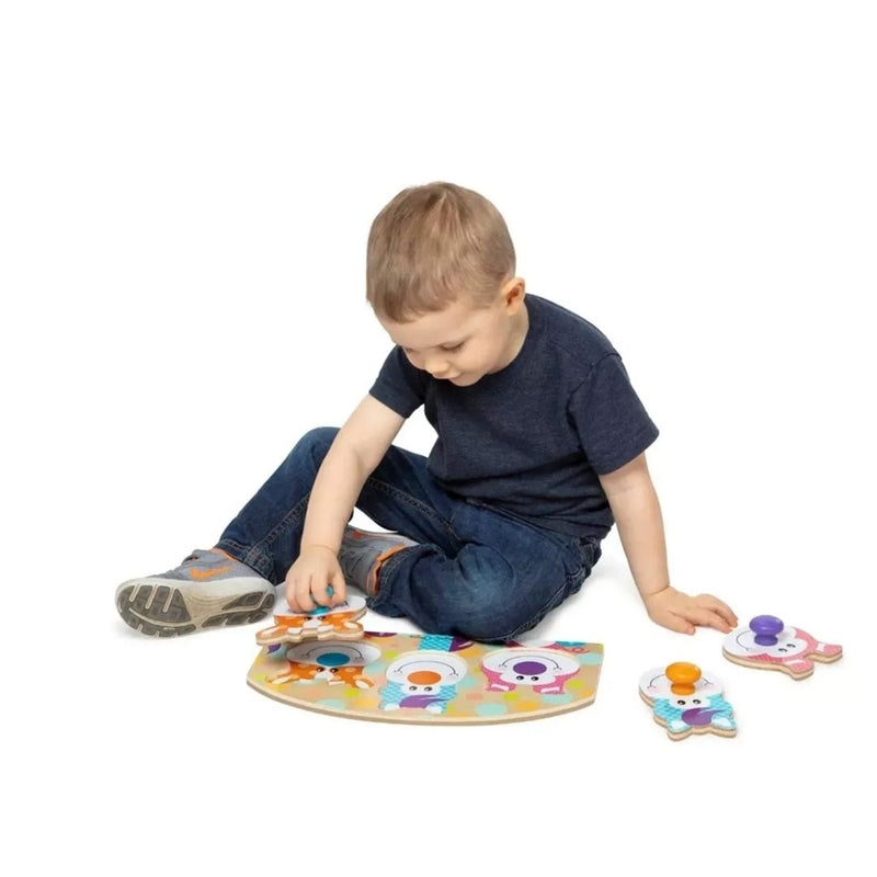 Melissa & Doug First Play Jumbo Knob Puzzle - Farm