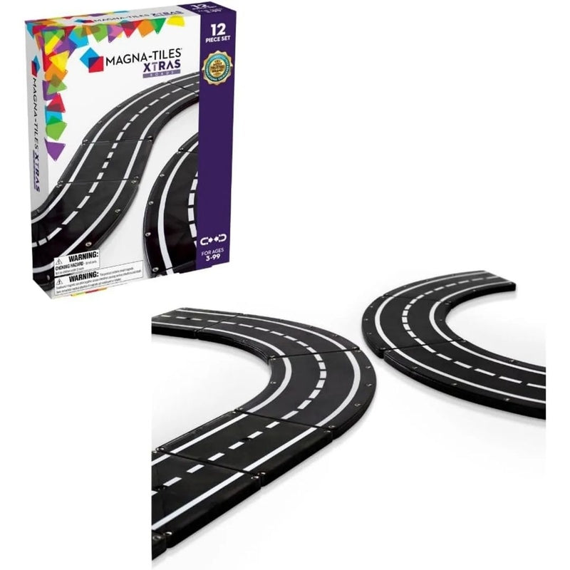 Magna-Tiles Xtras Roads 12-Piece Set