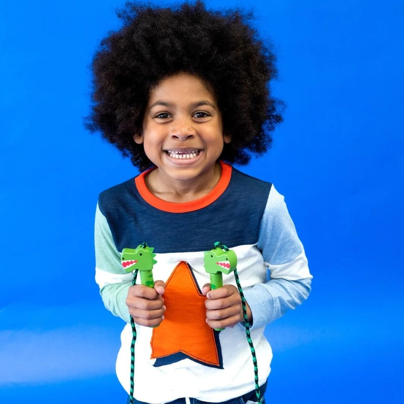 Floss & Rock Skipping Rope - Dino