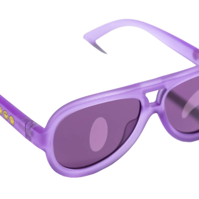 Smiley World Aviator Kids Sunglasses (3-5 yrs) - Purple / Wink