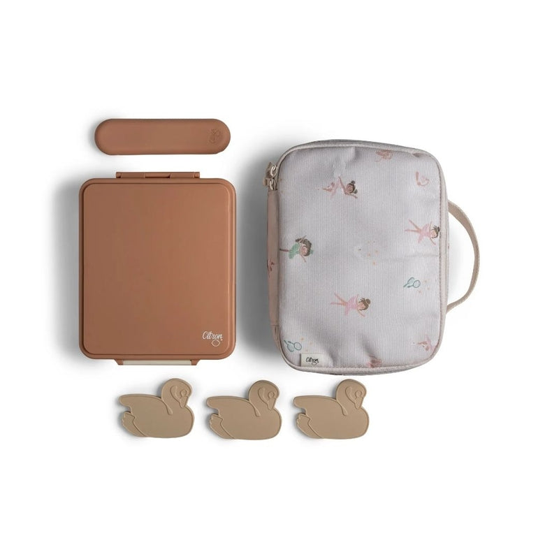 Citron Insulated Square Lunch Bag - Ballerina