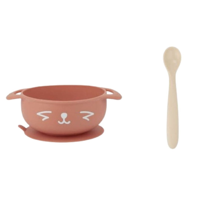 Babymoov Taste ISY 2-Piece Silicone Bowl & Spoon Weaning Set