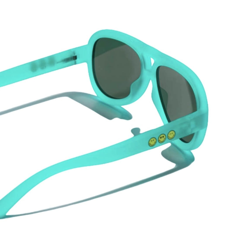 Smiley World Aviator Kids Sunglasses (3-5 yrs) - Green / Beam