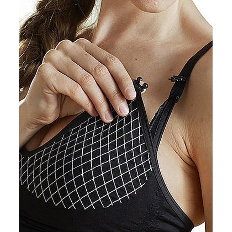 Cantaloop Harlequin Nursing Bra (Black)