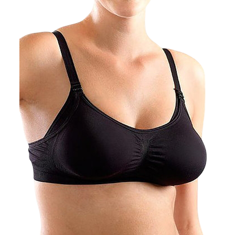 Cantaloop Nursing Bra with Foam Cups (Black)