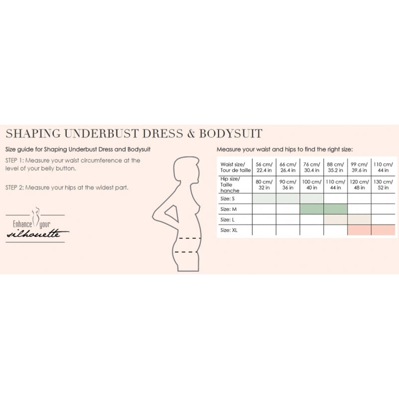 Cantaloop Shaping Underbust Dress (Black)