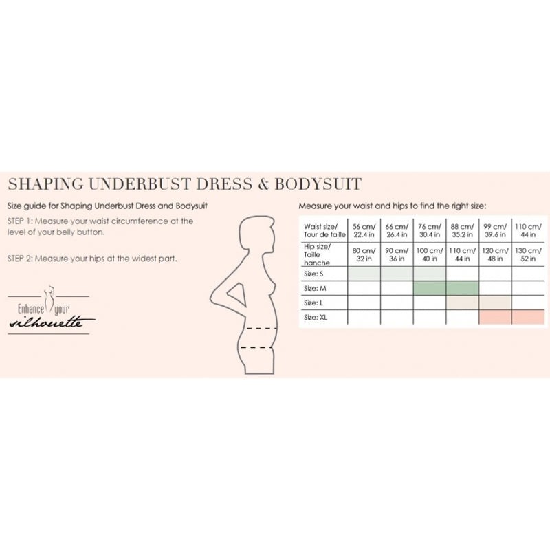 Cantaloop Shaping Underbust Dress (Tan)