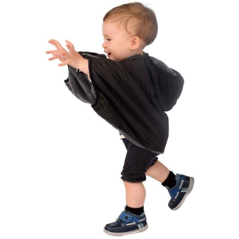 Dadway Winter Multiple Baby Poncho - Black