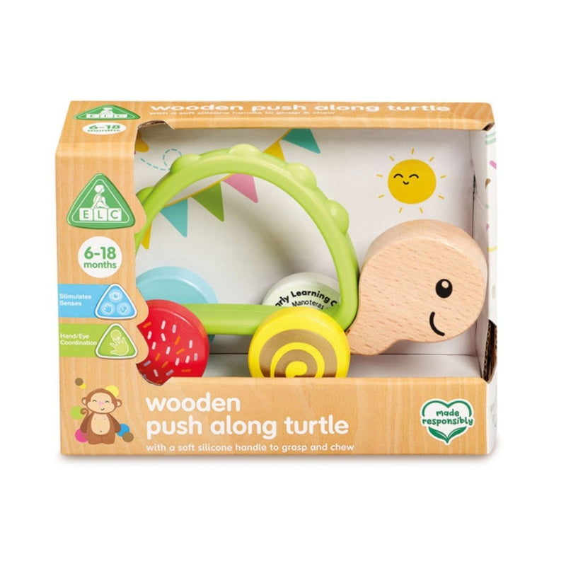 ELC Wooden Push Along Turtle