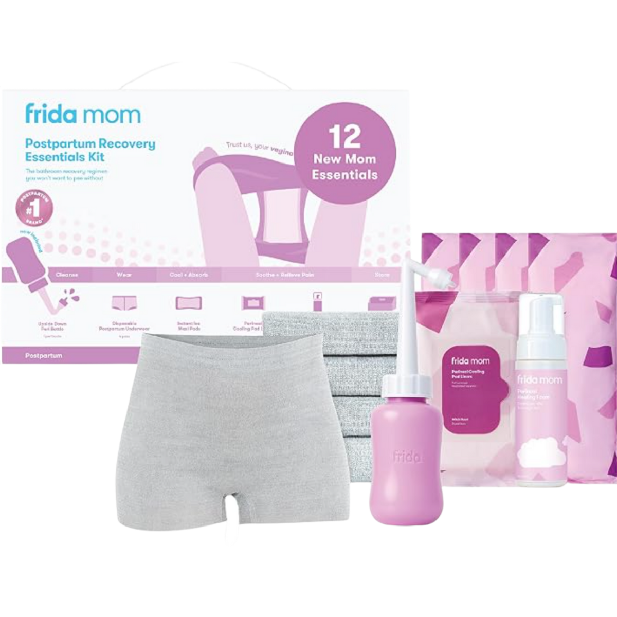 Frida Mom 12pc Postpartum Essentials Kit