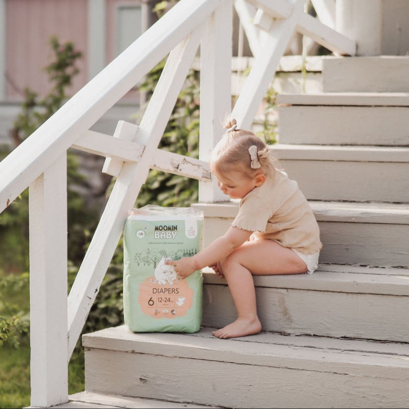 Moomin Baby Baby Diapers Size 6 (12-24Kg) 34pcs Moomin Baby