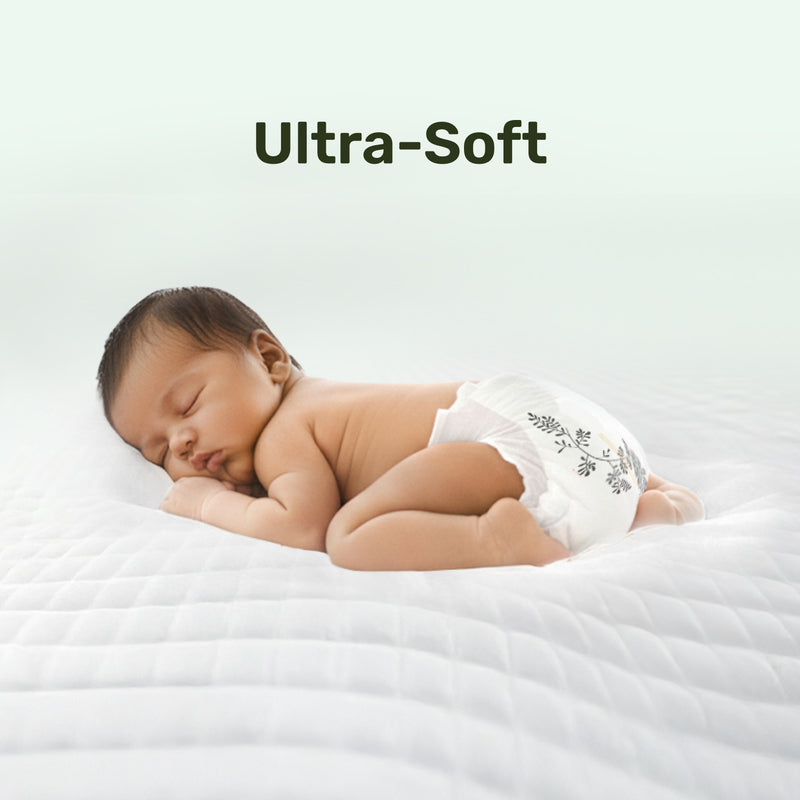 Parasol Clear+Dry Natural Diapers Size NB - 88x2pcs