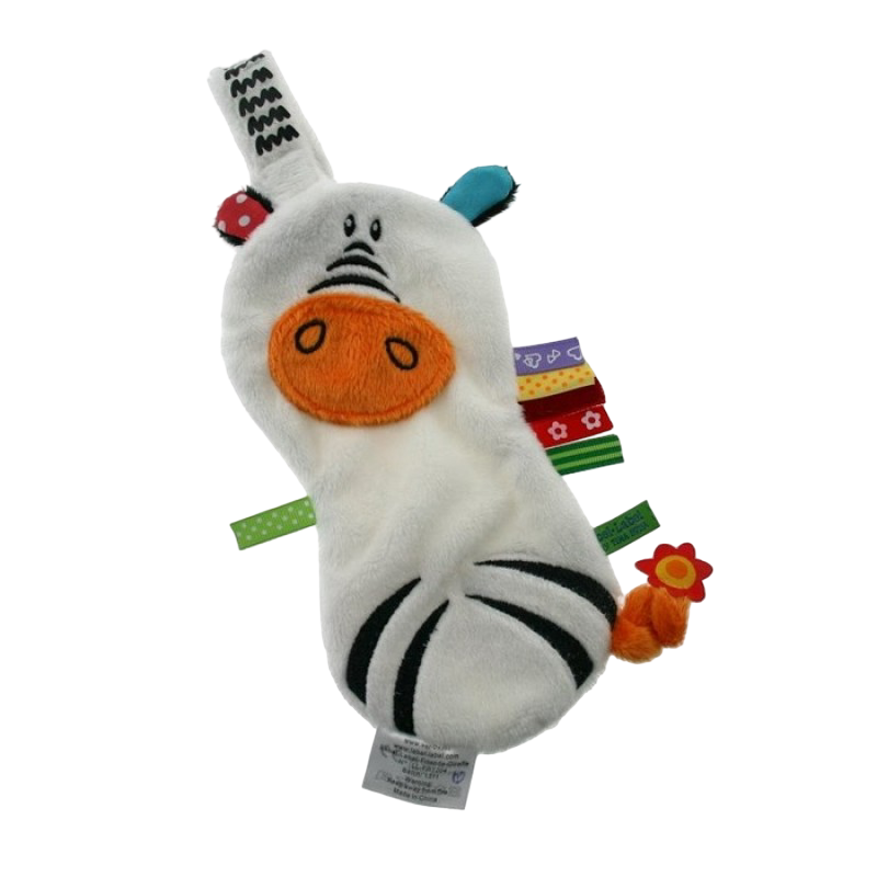 Label Label Pacifier Blanket - Zebra