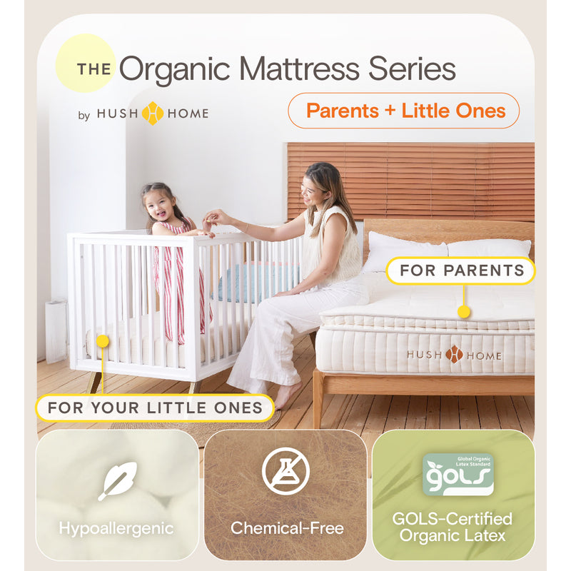 Little Hushies The Little Organic Baby Mattress™ 2-in-1 140x70cm