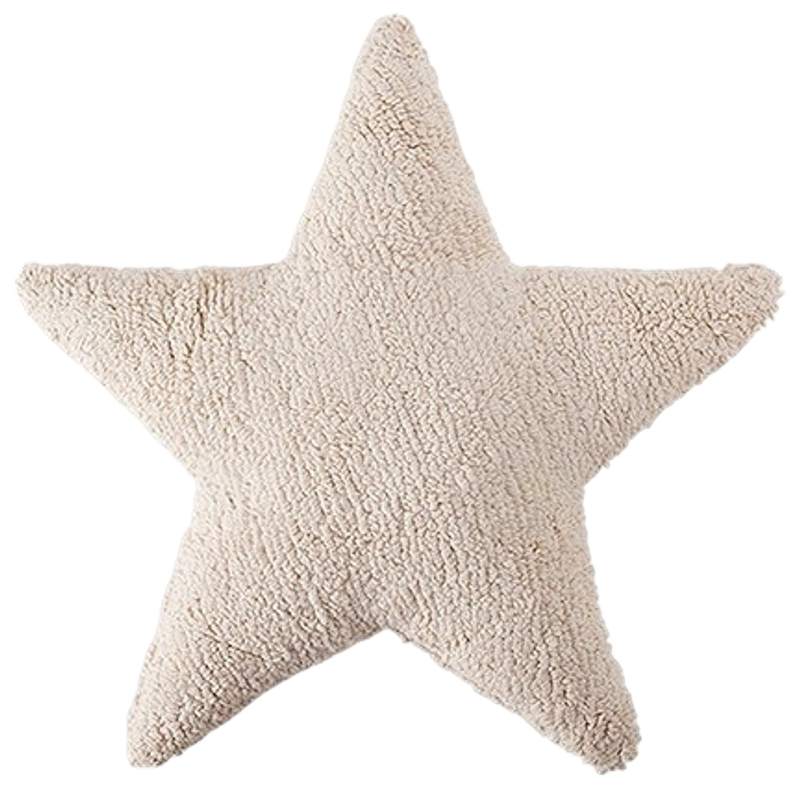 Lorena Canals Washable Cushions Star - Beige 54x54cm