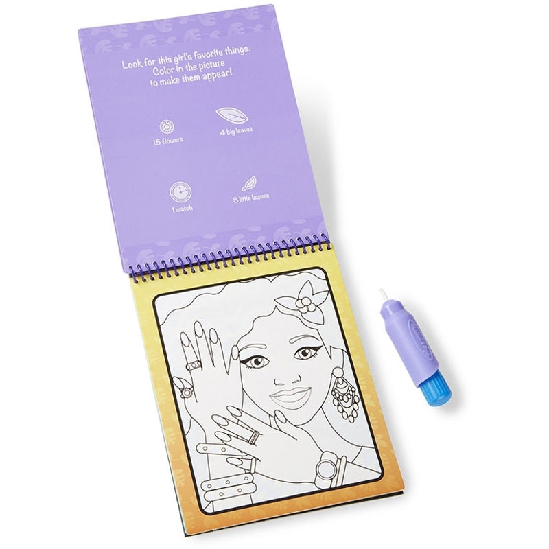 Melissa & Doug Water WOW! Water Reveal Pad - Makeup & Manicures