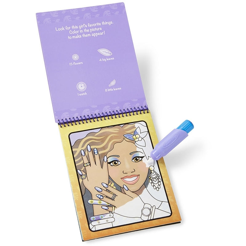 Melissa & Doug Water WOW! Water Reveal Pad - Makeup & Manicures