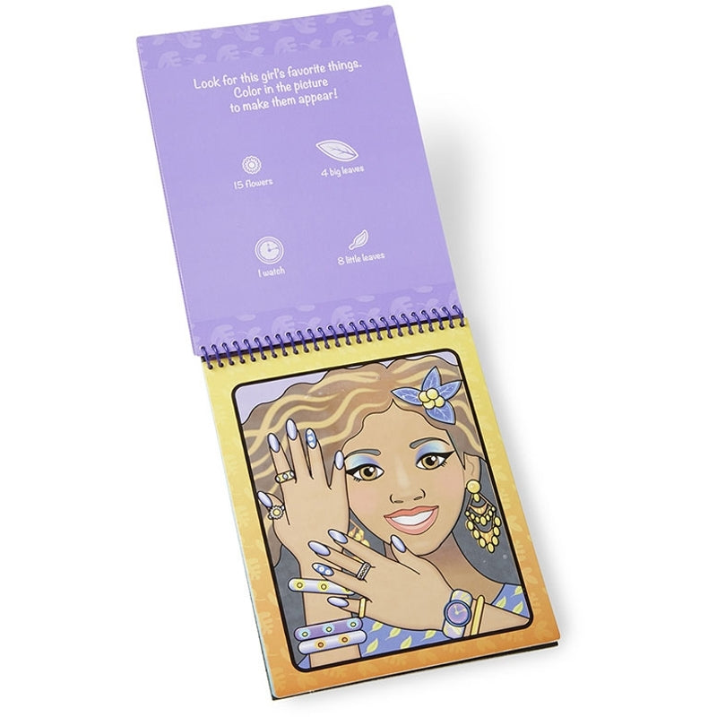 Melissa & Doug Water WOW! Water Reveal Pad - Makeup & Manicures