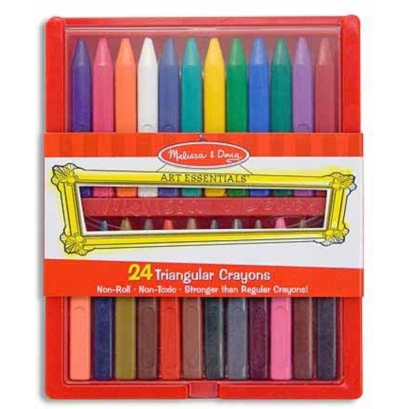 Melissa & Doug 三角蠟筆 - 24支裝