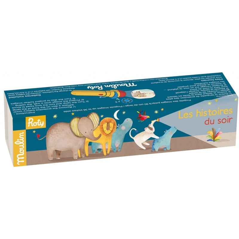 Moulin Roty Les Papoum Story-Telling Torchlight 16x4cm