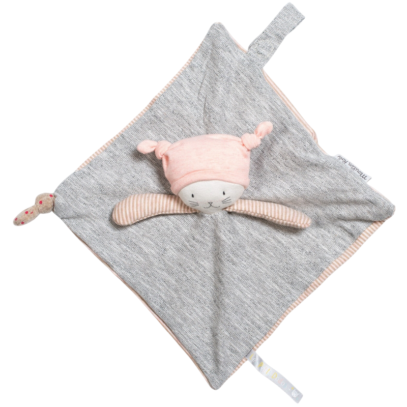 Moulin Roty Les Petits Dodos Cat Baby Comforter 24x24cm