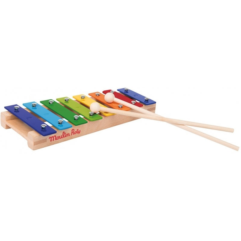Moulin Roty Les Popipop Metal Xylophone 19.5x8cm