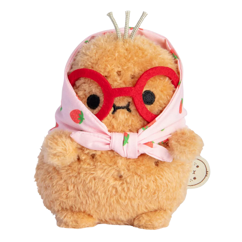 Noodoll 薯仔家族 Ricespud 嫲嫲薯(士多啤梨)迷你坐姿毛絨玩具