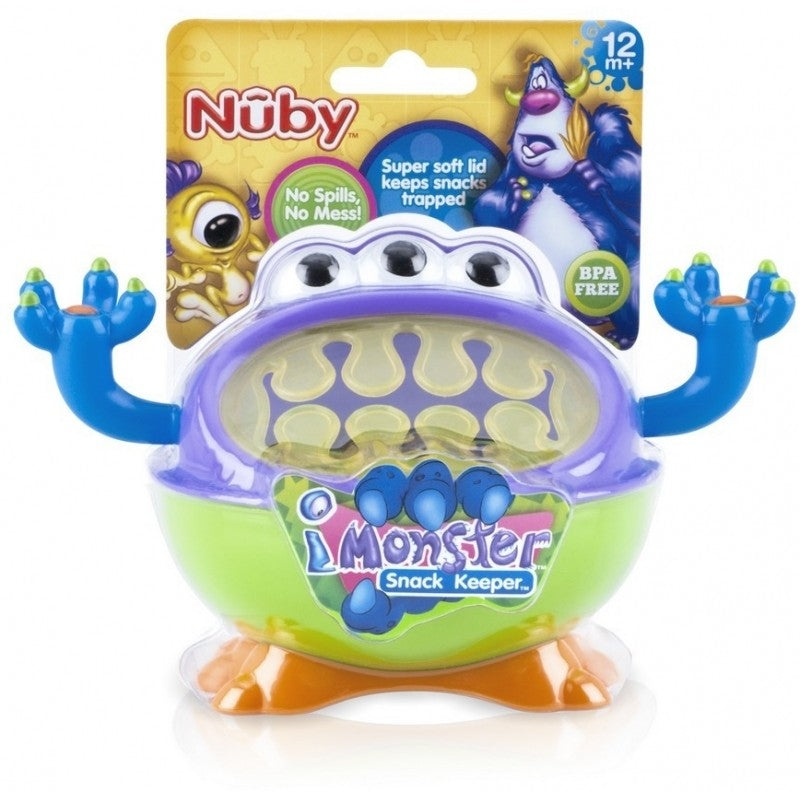 Nuby iMonster 零食收納盒 - 點心收納盒
